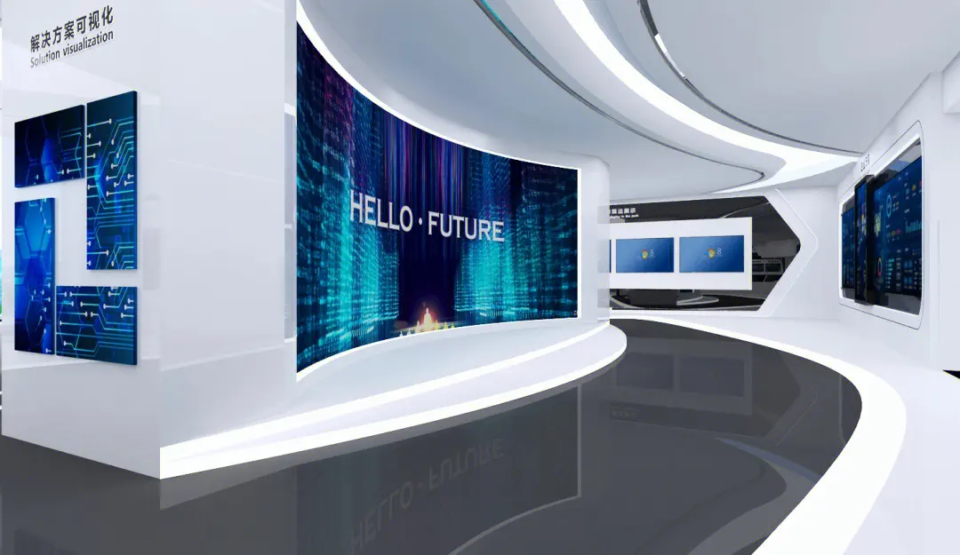 在進行企業(yè)科技展廳的施工時，需要注意以下方面
